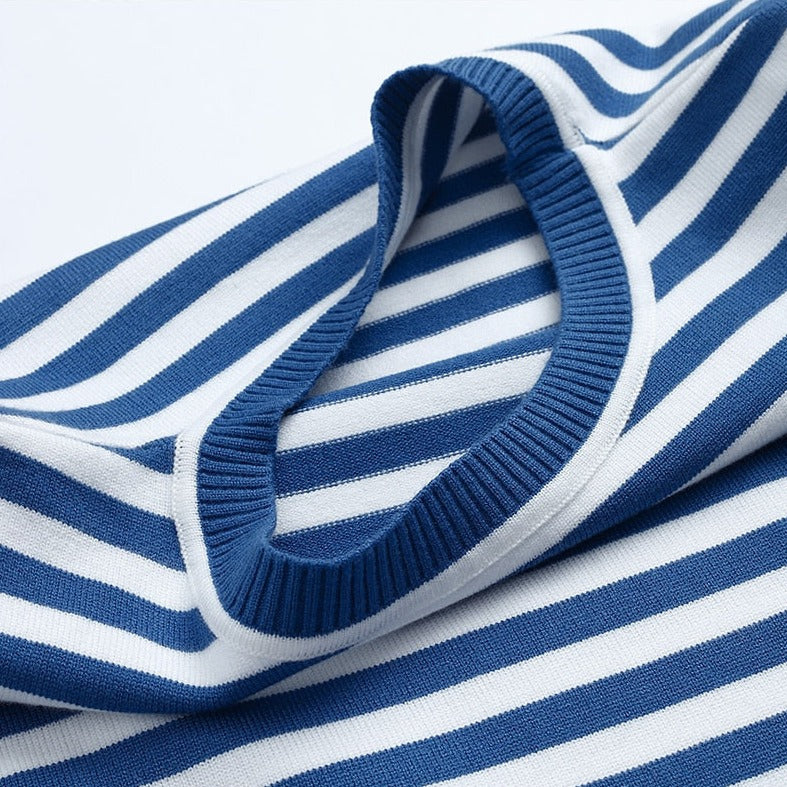 Elara Striped Cotton Long Sleeve Shirt
