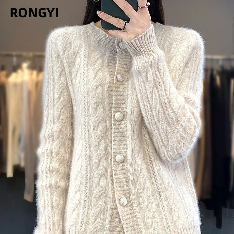 Ardelle Wool Cashmere Blend Cardigan