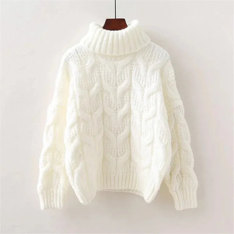 Firenze Cable Knit Cashmere Blend Sweater