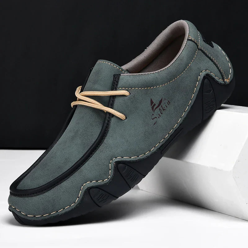 Malta Leather Driving Loafers