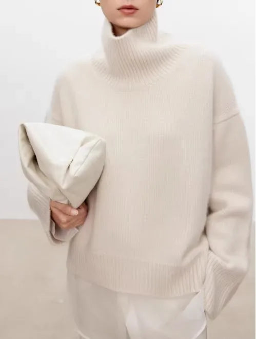 Siena Cashmere Turtleneck Sweater