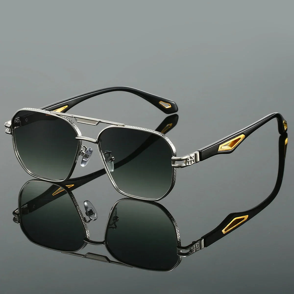 Larenzo Metal Frame Sunglasses