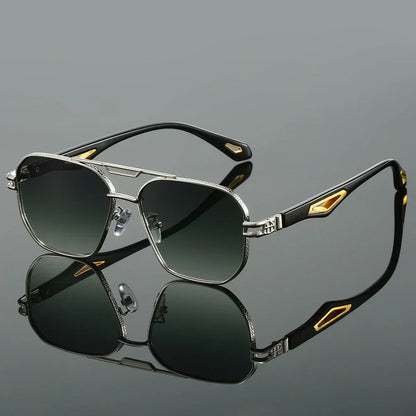 Larenzo Metal Frame Sunglasses
