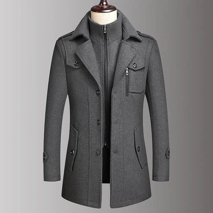 Verona Double Collar Wool Coat