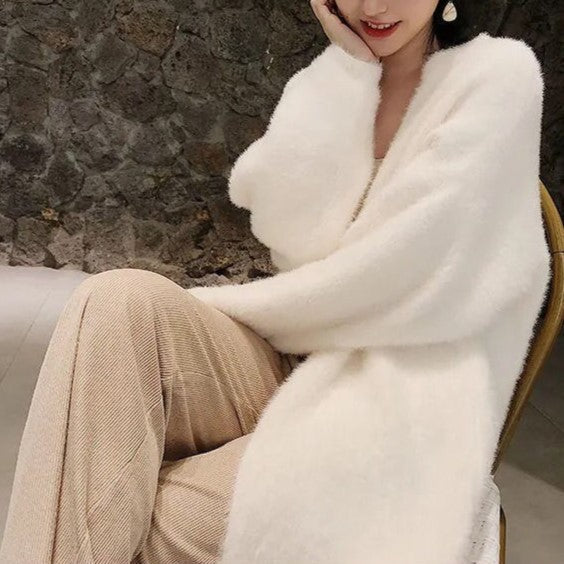 Stella Elegant Cashmere Blend Long Coat