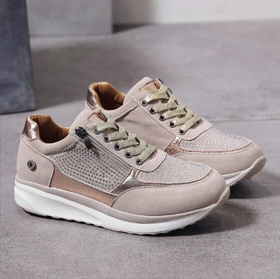 Brooke - Orthopedic Zip-Up Sneakers
