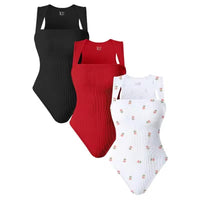 Black/Red/Floral