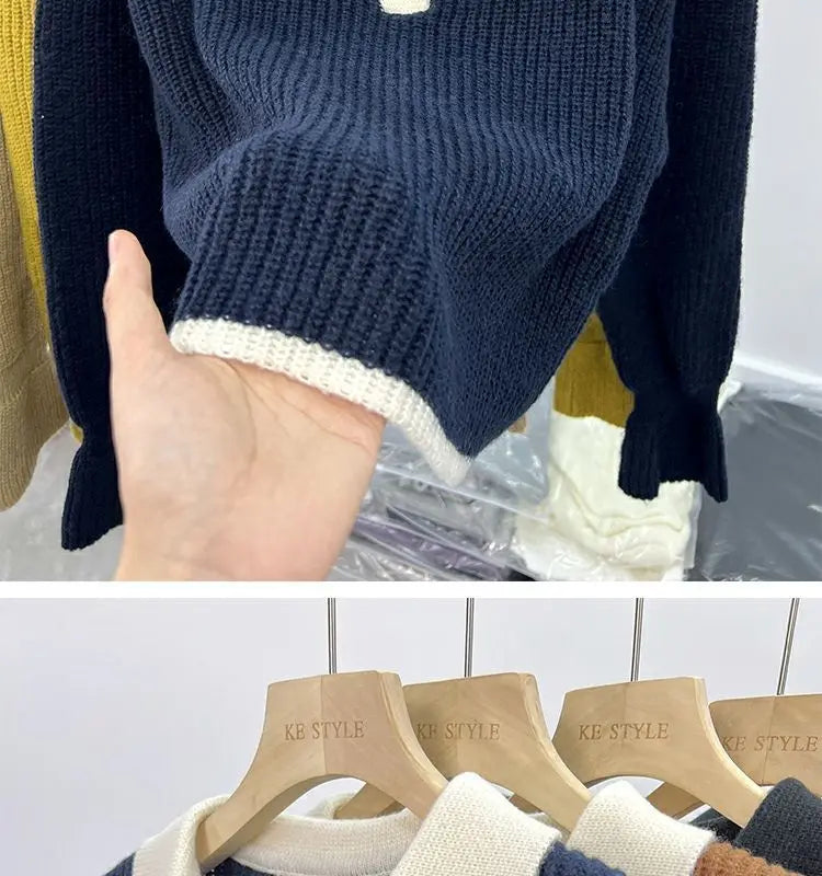 Alina Classic Knit Polo Top