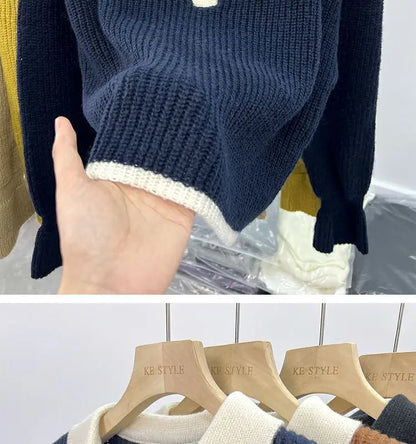 Alina Classic Knit Polo Top