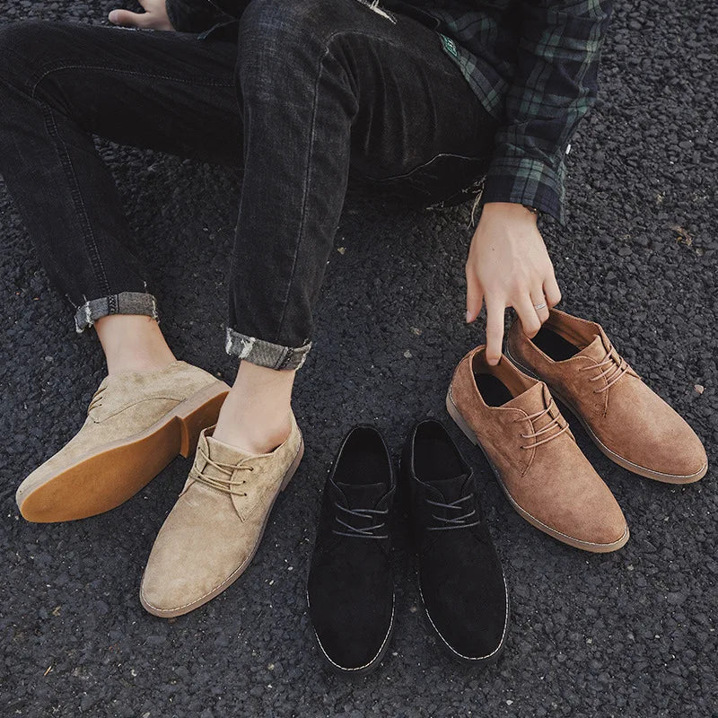 Novaro Suede Oxford Shoes