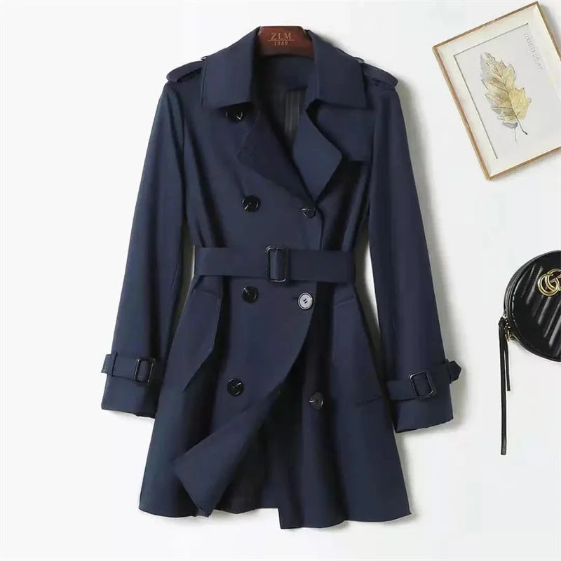 Valencia Double Breasted Trench Coat
