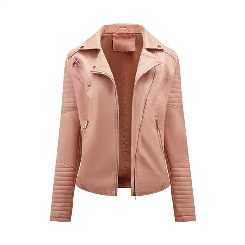 Kara Structured Faux Leather Jacket