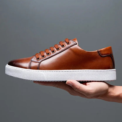Emillio Premium Leather Sneakers