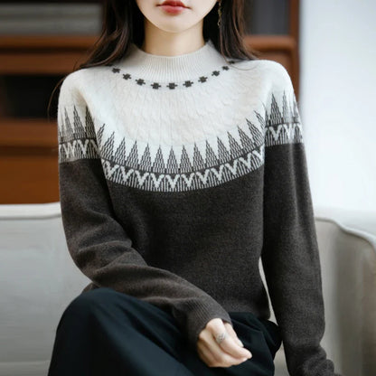 Aurelia High Neck Wool Sweater