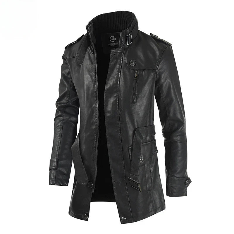 Ravenna Long Leather Jacket