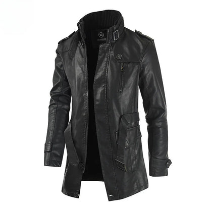 Ravenna Long Leather Jacket
