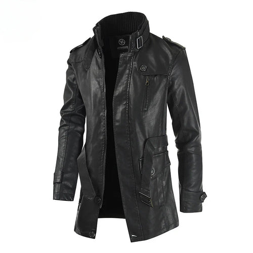 Ravenna Long Leather Jacket