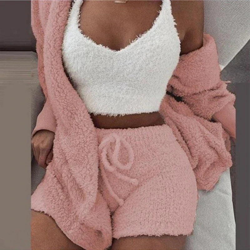 Verona Fluffy Pajama Set