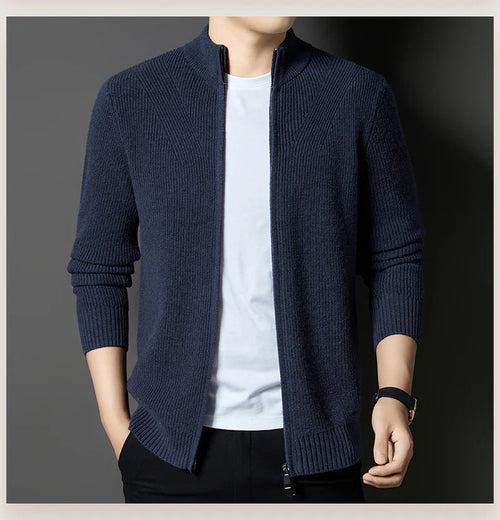 Eldrin Wool Zip Cardigan