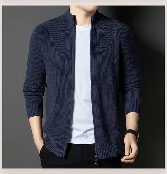 Eldrin Wool Zip Cardigan