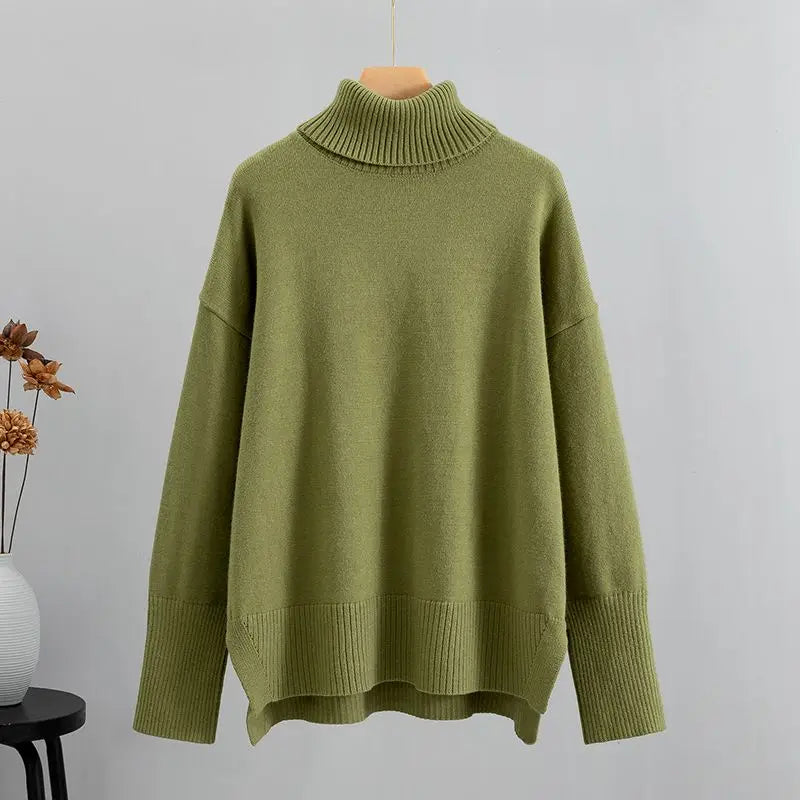 Tuscany Cashmere Turtleneck Sweater