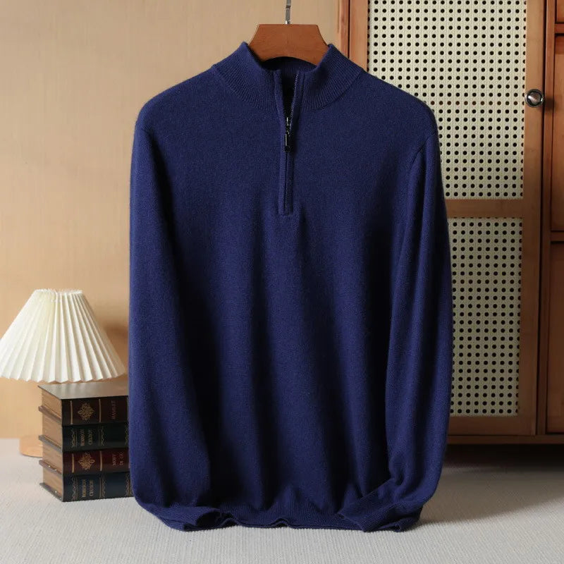 Ravello Half Zip Wool Sweater