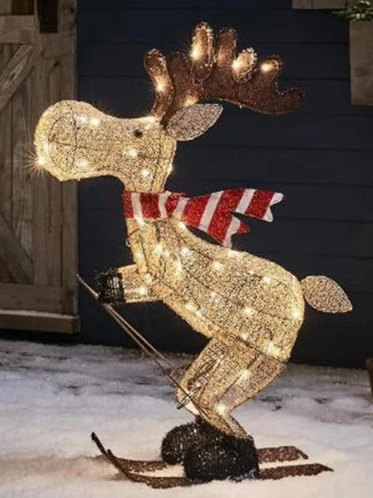 Acrylic Light Up Reindeer Lawn Ornament