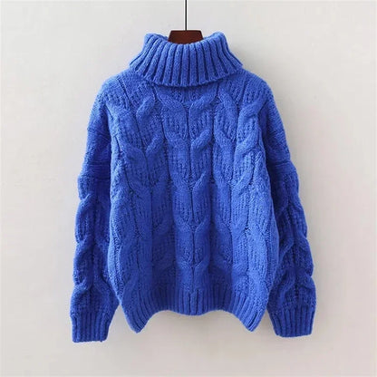 Firenze Cable Knit Cashmere Blend Sweater