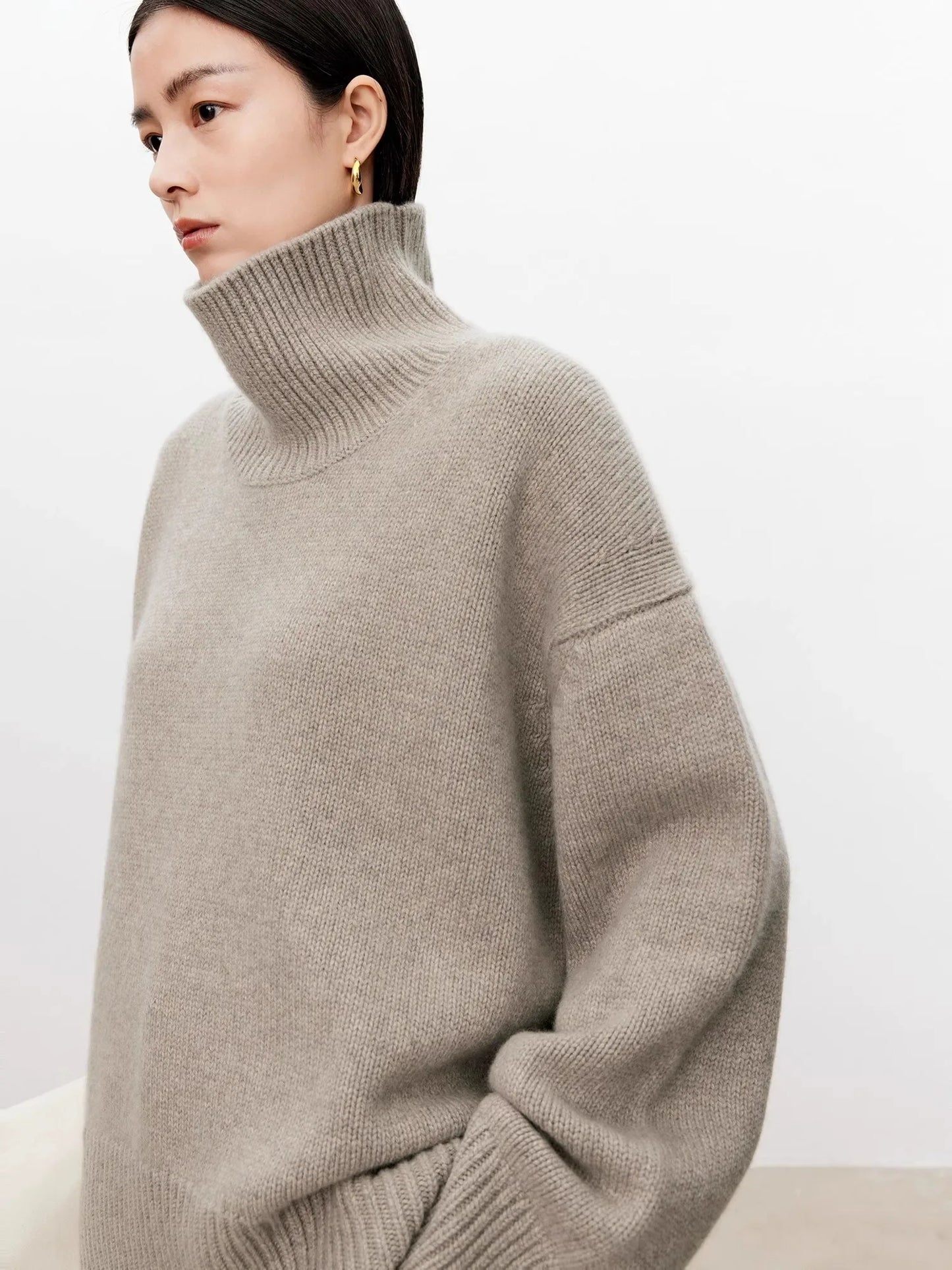 Siena Cashmere Turtleneck Sweater