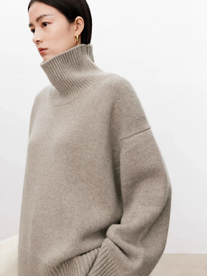 Siena Cashmere Turtleneck Sweater