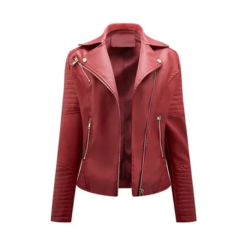 Kara Structured Faux Leather Jacket