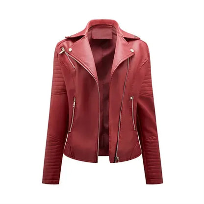 Kara Structured Faux Leather Jacket