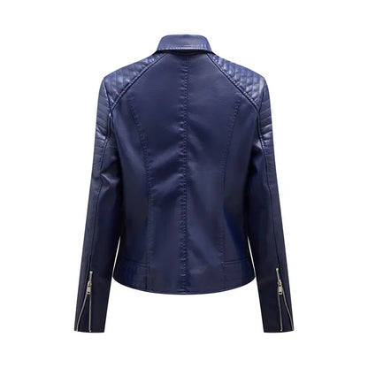 Kara Structured Faux Leather Jacket