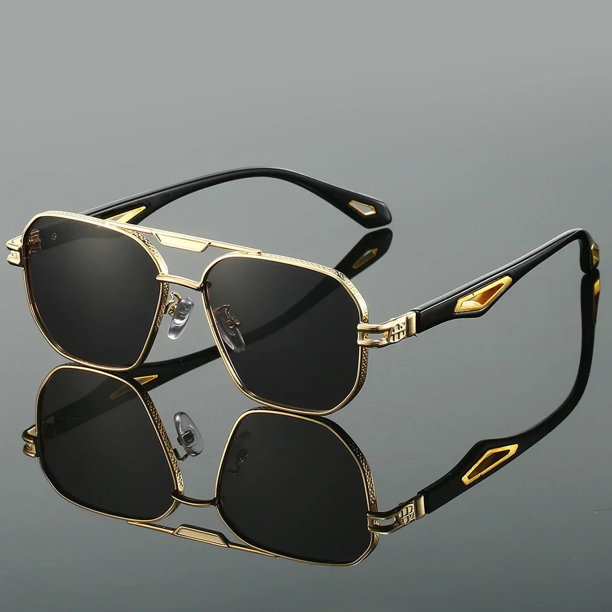 Larenzo Metal Frame Sunglasses