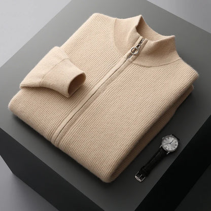 Halden Cashmere Blend Zip Cardigan