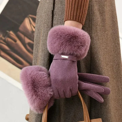 Iria Fur Gloves