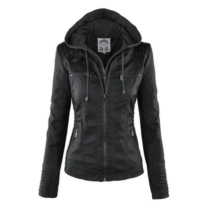 Emilia Faux Leather Jacket