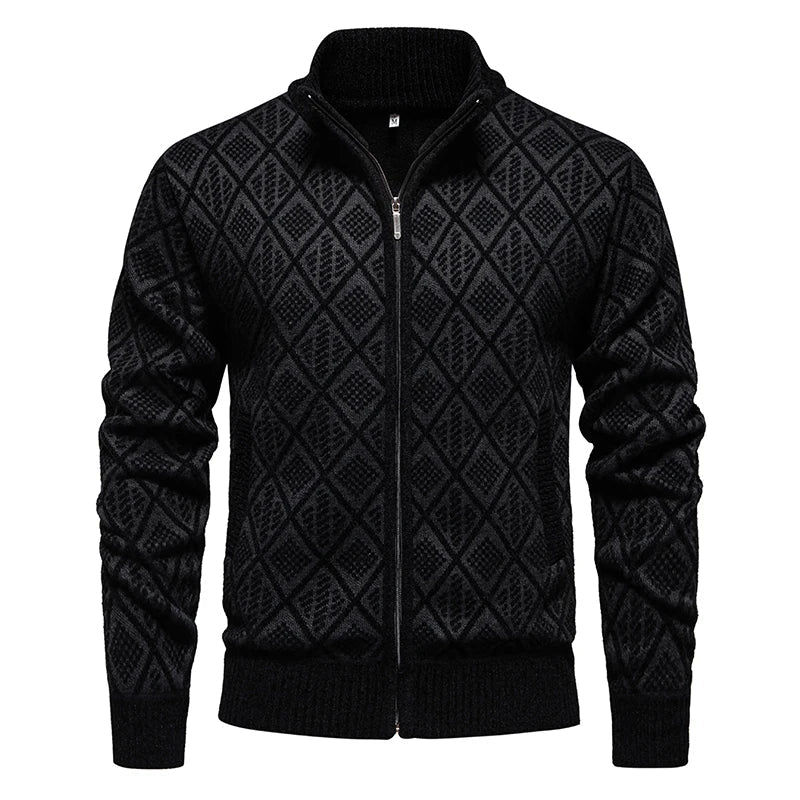 Arezzo Ribbed Zip Cardigan