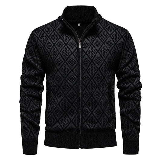 Arezzo Ribbed Zip Cardigan