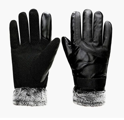 Men’s Leather Touchscreen Gloves