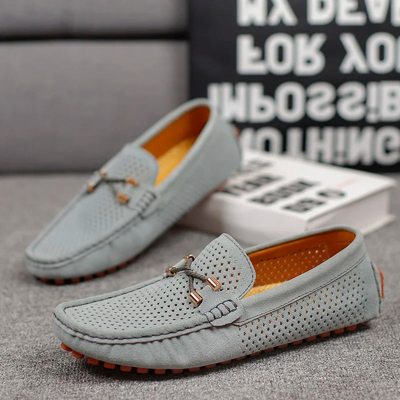 Adrian Leather Slip On Loafers