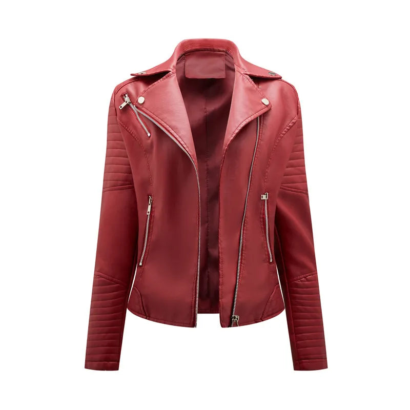 Kara Structured Faux Leather Jacket