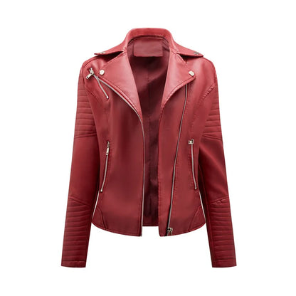 Kara Structured Faux Leather Jacket