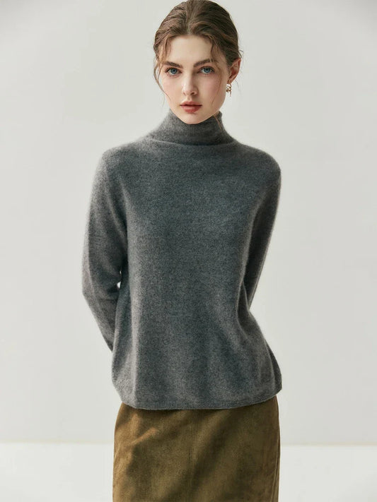 Serin Cashmere Blend Turtleneck Sweater