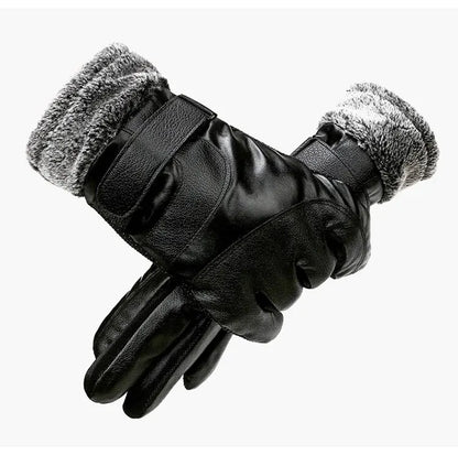 Men’s Leather Touchscreen Gloves