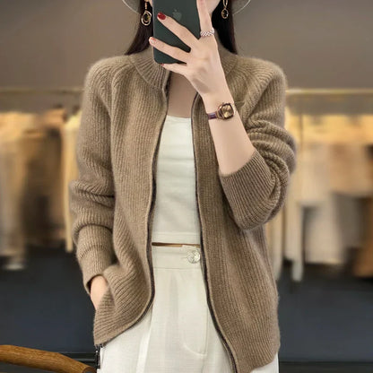 Merrick Wool Zip Up Jacket