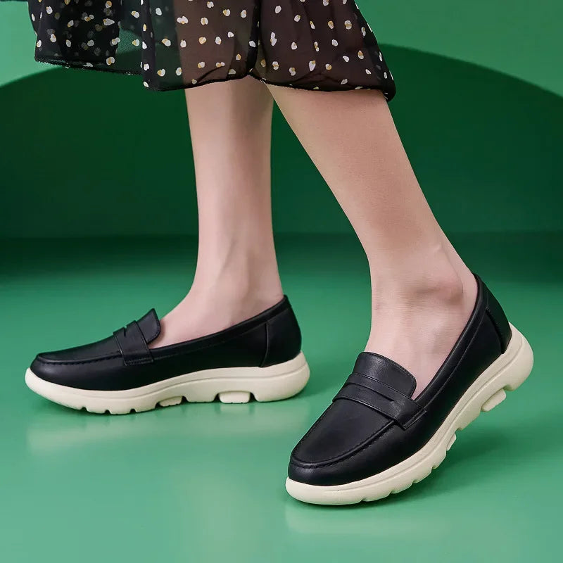 Portofino Orthopedic Leather Loafers