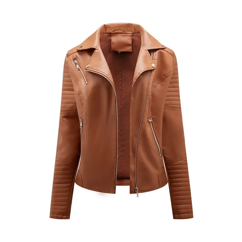 Kara Structured Faux Leather Jacket