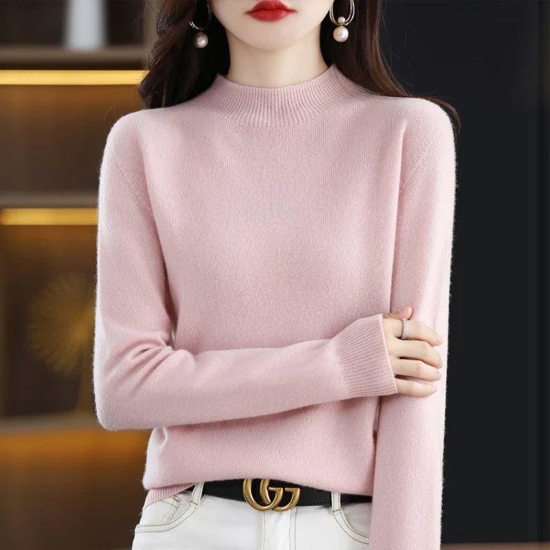 Evelane Wool Turtleneck Sweater