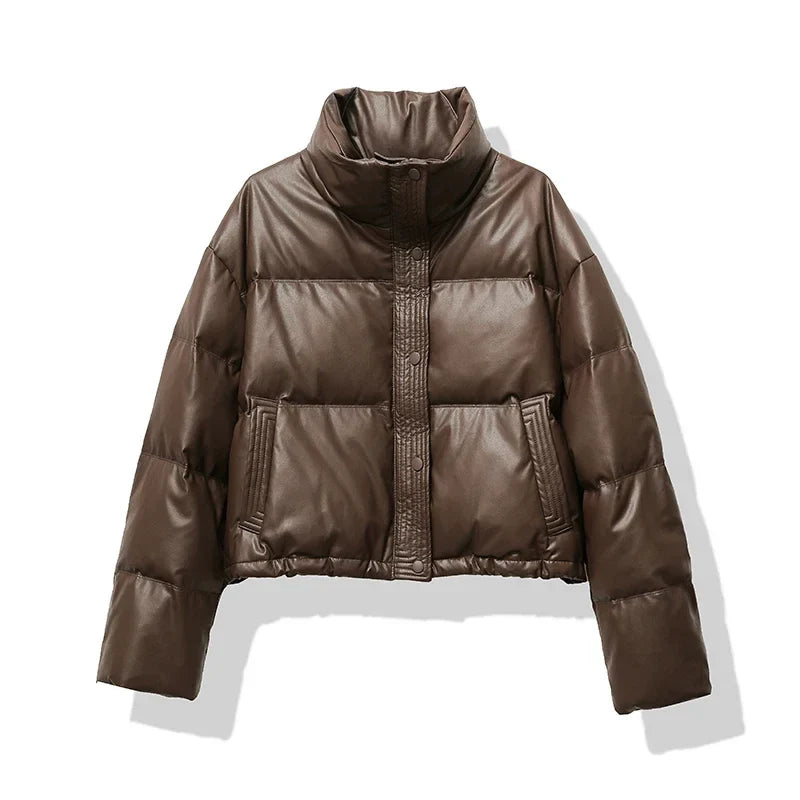 Valina Padded Mock Neck Jacket